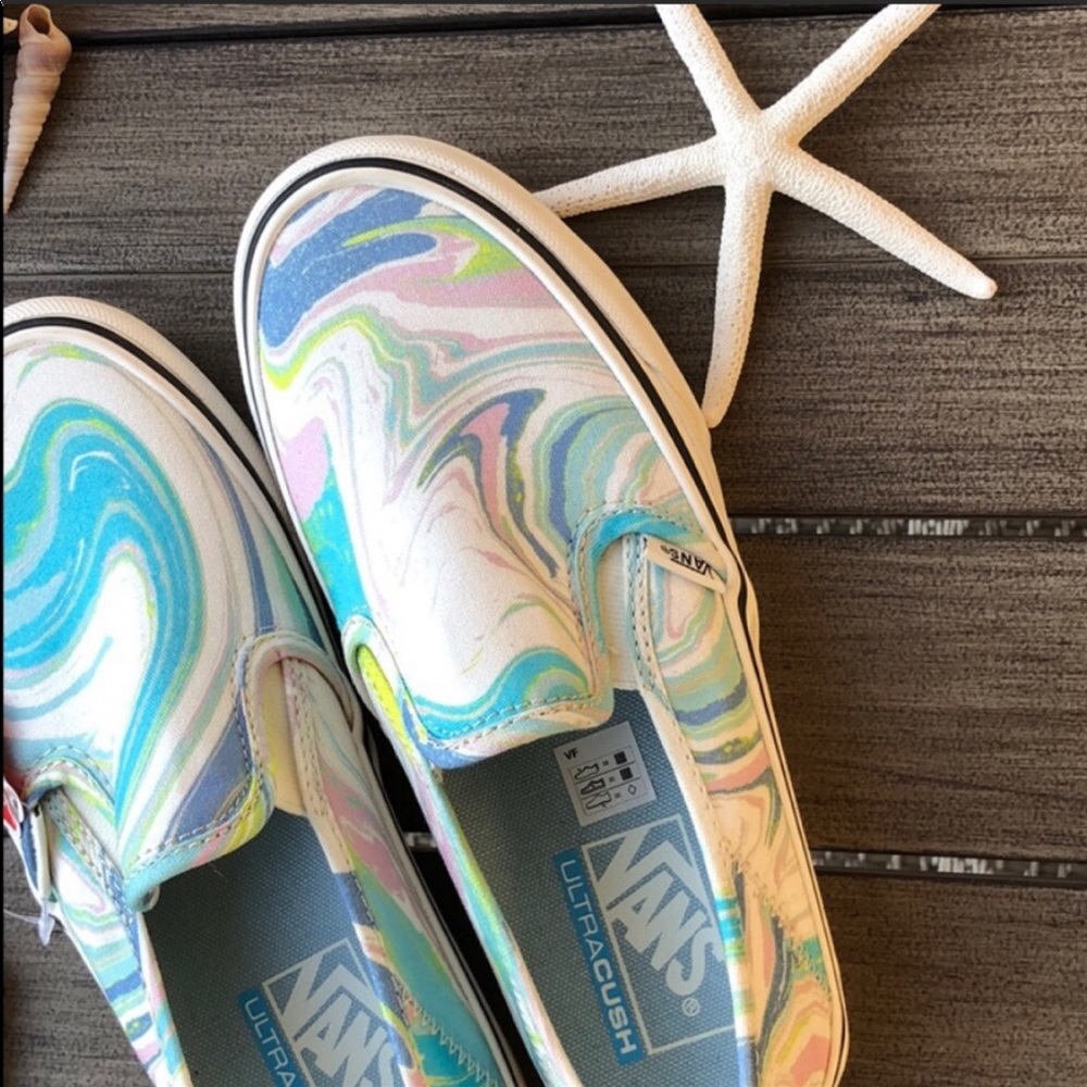 🌴🔆VANS- TIE DYE SLIP ON’S ULTRA CUSH🔆🌴 - Picture 8 of 9